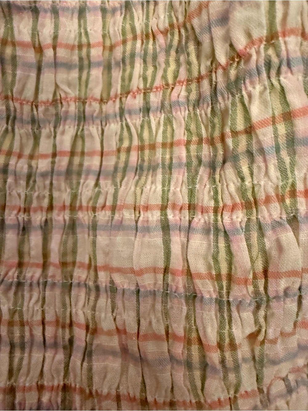 Women’s Pink Plaid Short-Sleeve Dress - Picture 2 of 3